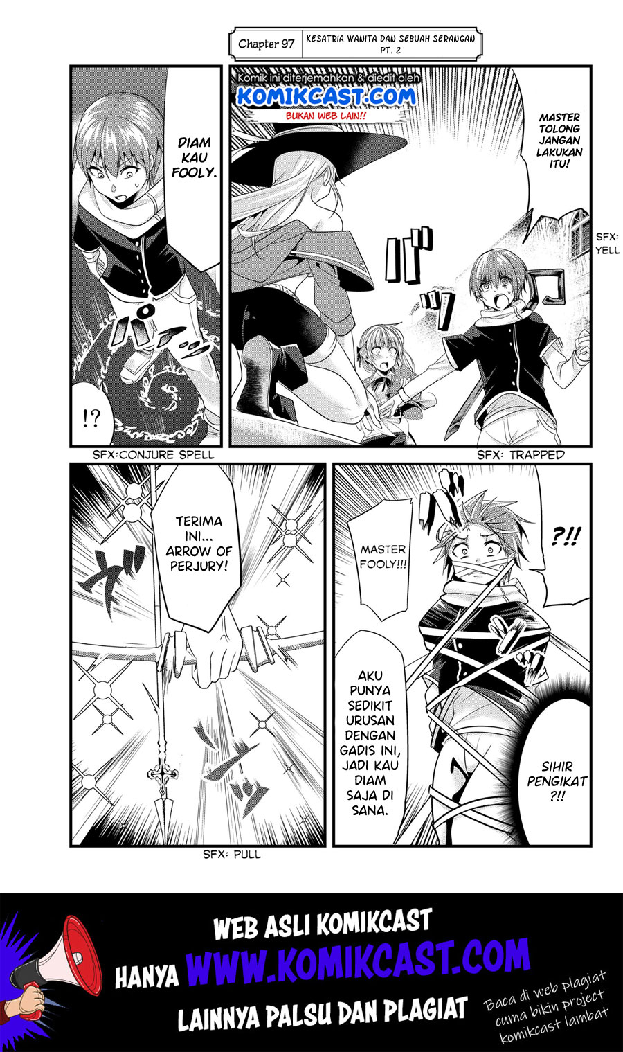 Ima Made Ichido mo Onna Atsukaisareta koto ga nai Onna Kishi wo Onna Atsukai suru Chapter 97 Bahasa Indonesia