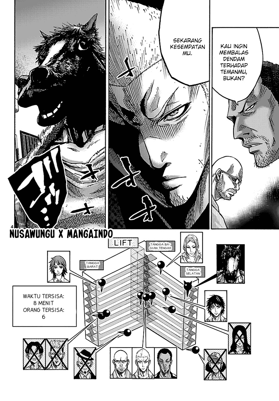 Imawa no Kuni no Alice (Alice in Borderland) chapter 8