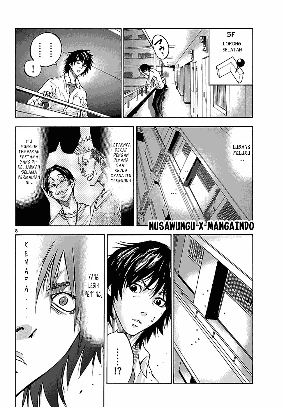 Imawa no Kuni no Alice (Alice in Borderland) chapter 8