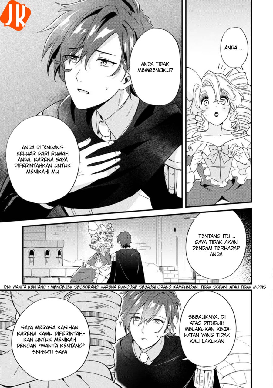 Imokusa Reijou desu ga Akuyaku Reisoku wo Tasuketara Kiniiraremashita Chapter 02 Bahasa Indonesia