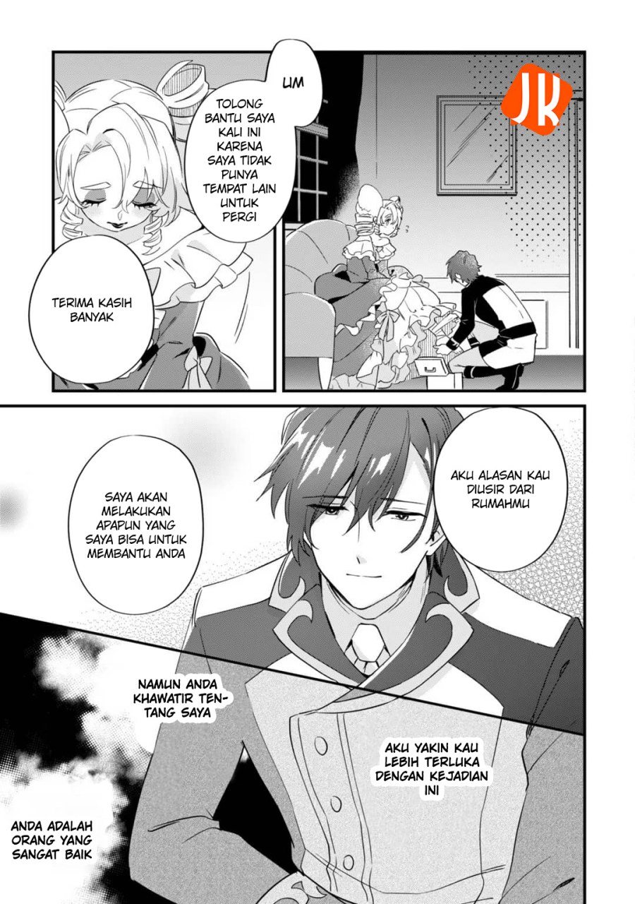 Imokusa Reijou desu ga Akuyaku Reisoku wo Tasuketara Kiniiraremashita Chapter 02 Bahasa Indonesia