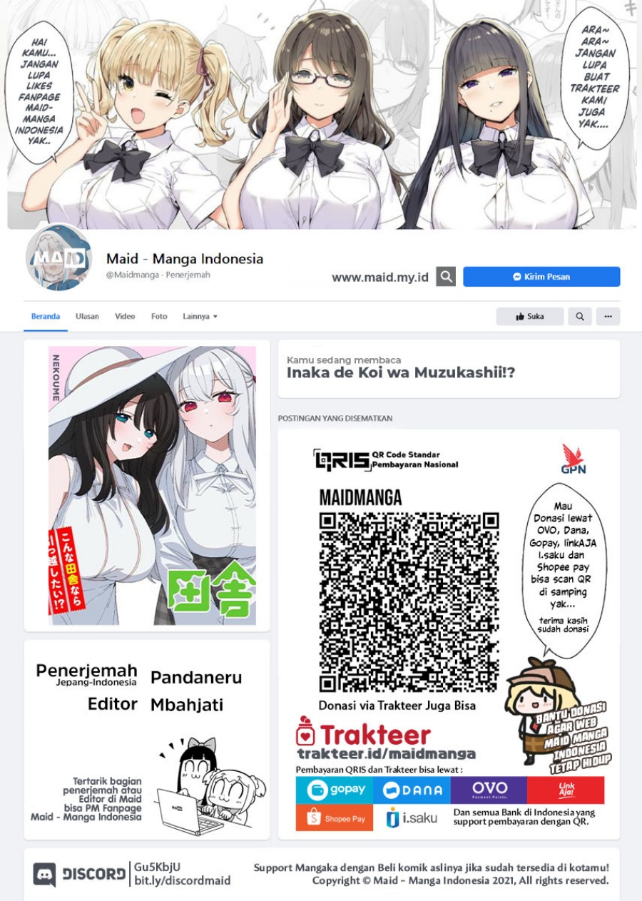 Inaka de Koi wa Muzukashii!? Chapter 01 Bahasa Indonesia