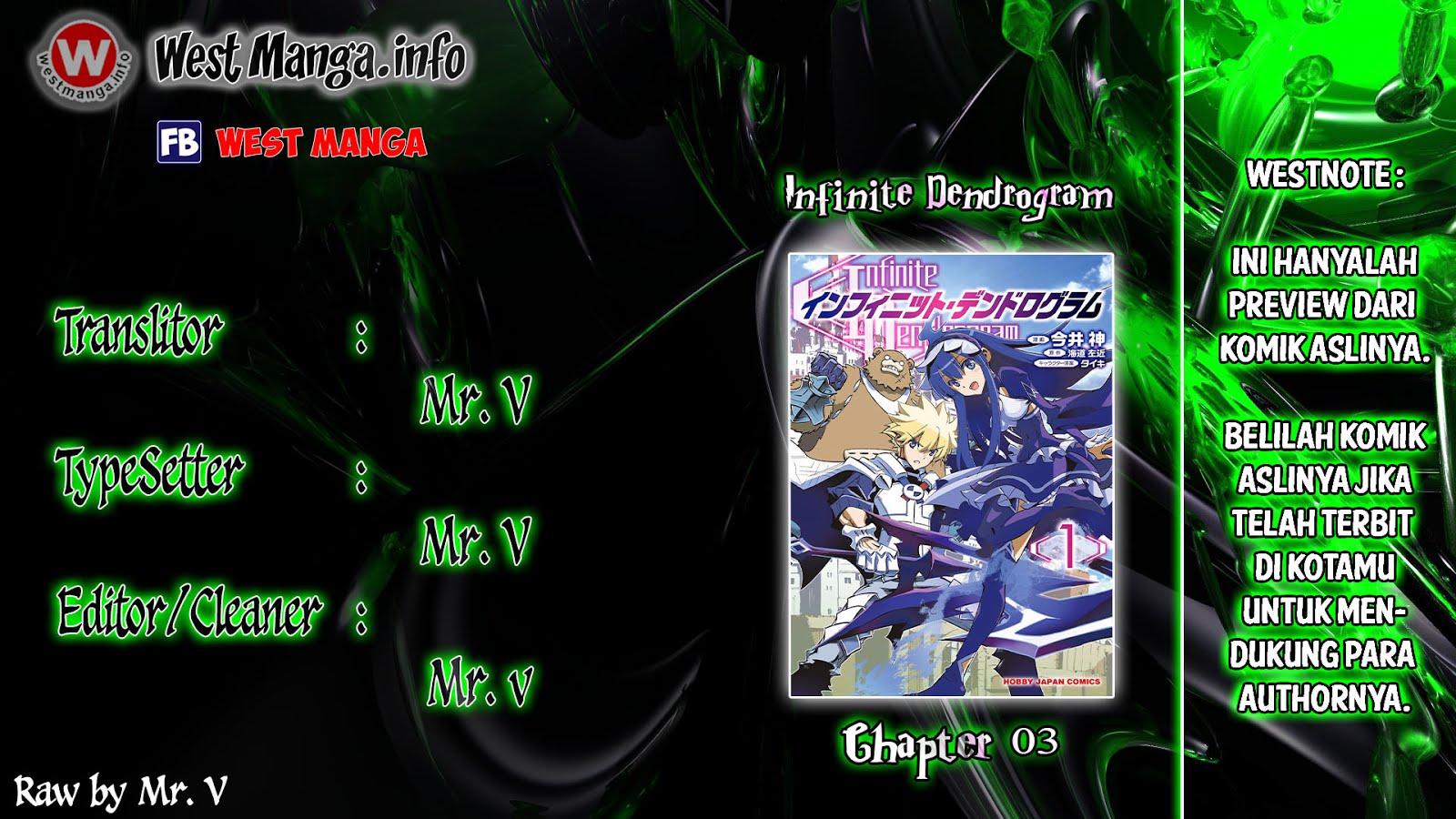 Infinite Dendrogram chapter 3