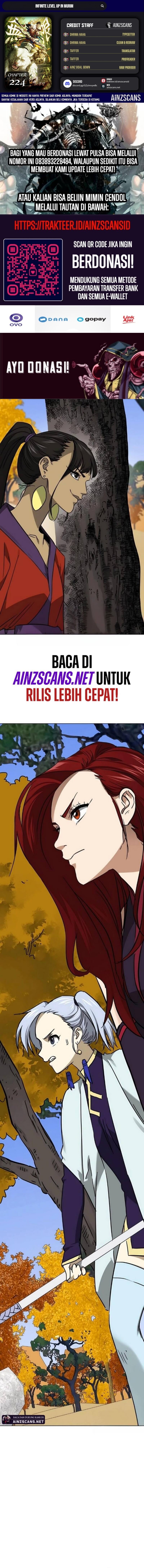 Infinite Level Up in Murim Chapter 224 Bahasa Indonesia