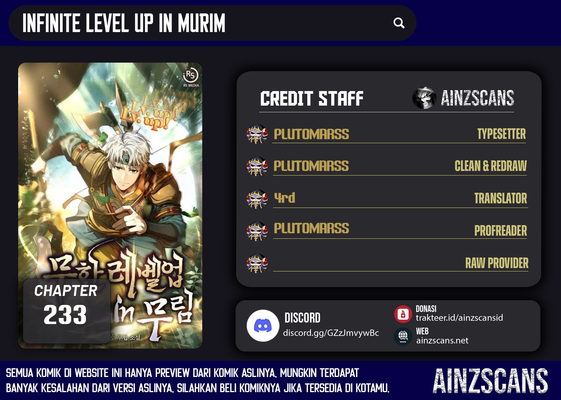 Dilarang COPAS - situs resmi www.mangacanblog.com - Komik infinite level up in murim 233 - chapter 233 234 Indonesia infinite level up in murim 233 - chapter 233 Terbaru 0|Baca Manga Komik Indonesia|Mangacan