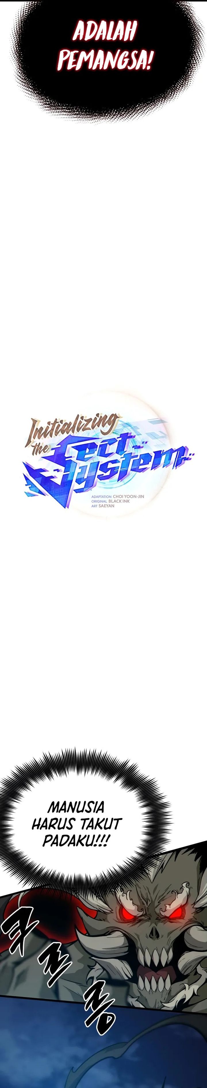 Initializing the Sect System chapter 17