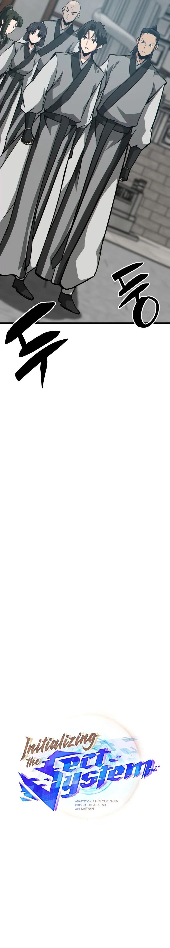 Initializing the Sect System chapter 20