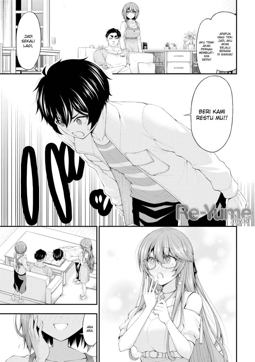 Inkya no Boku ni Batsu Game ni Kokuhaku Shitekita Hazu no Gyaru ga, Doumitemo Boku ni Betahore Desu Chapter 12 Bahasa Indonesia