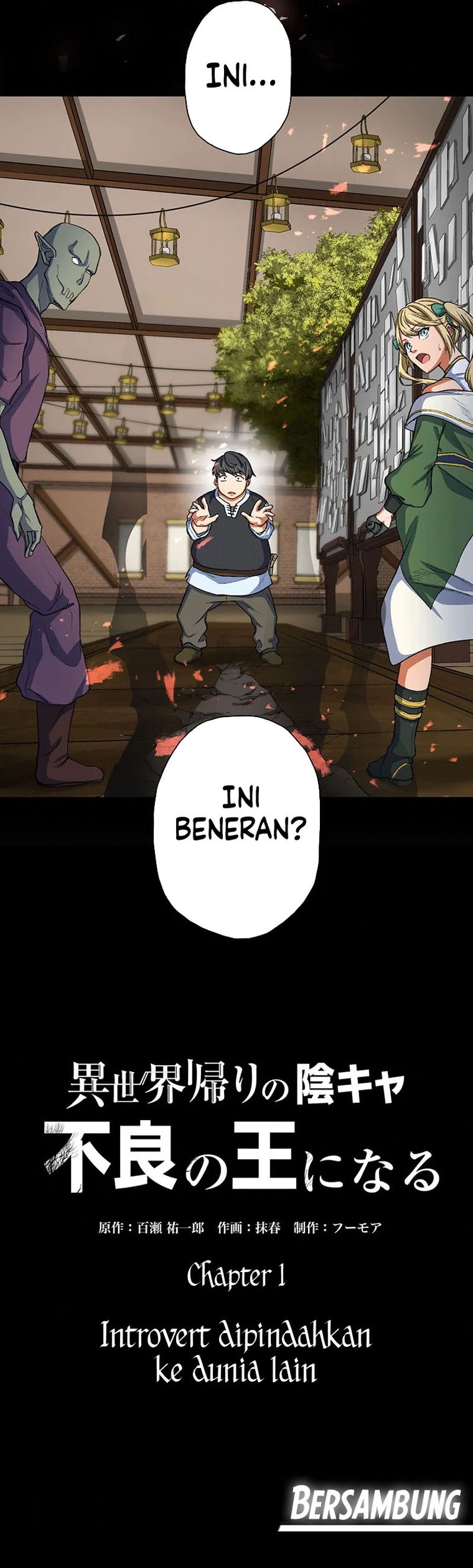 Introvert Who Returns to Another World, Become The King of Delinquents Chapter 01 Bahasa Indonesia