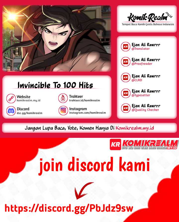 Invincible To 100 Hits Chapter 33 Bahasa Indonesia