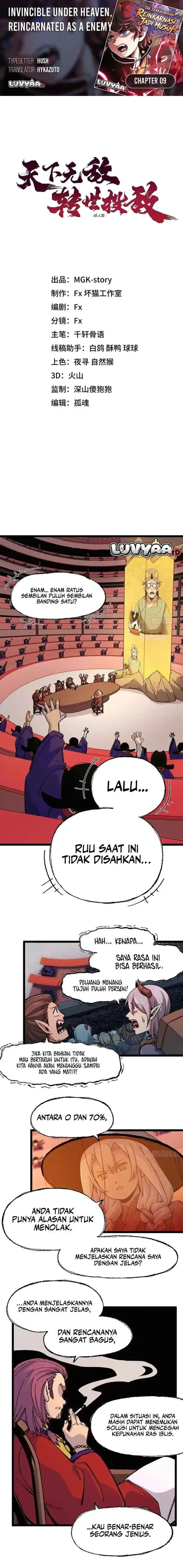 Invincible Under Heaven: Reborn as the Enemy chapter 9