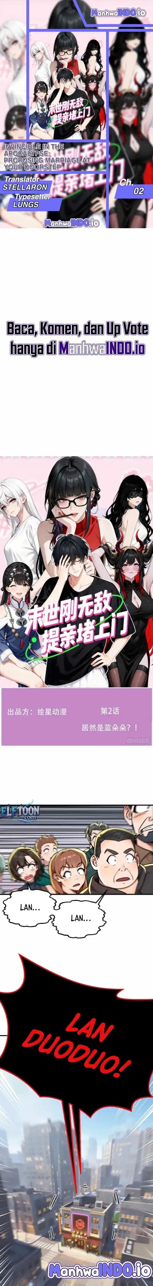 Invincible in the Apocalypse: Proposing Marriage at Your Doorstep chapter 2