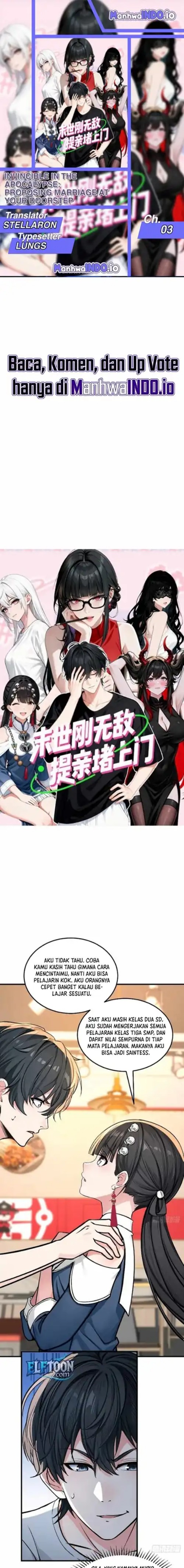 Invincible in the Apocalypse: Proposing Marriage at Your Doorstep chapter 3