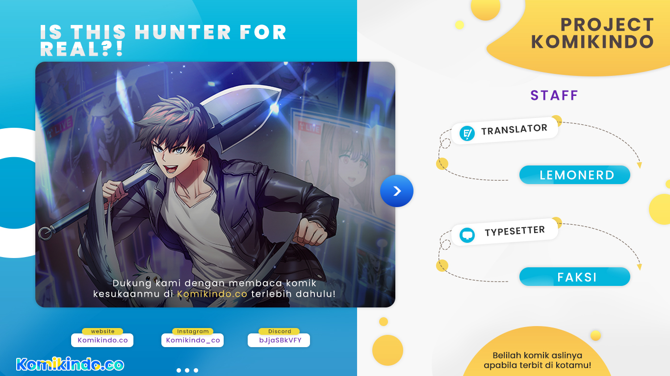 Is this Hunter for Real?! Chapter 36 Bahasa Indonesia