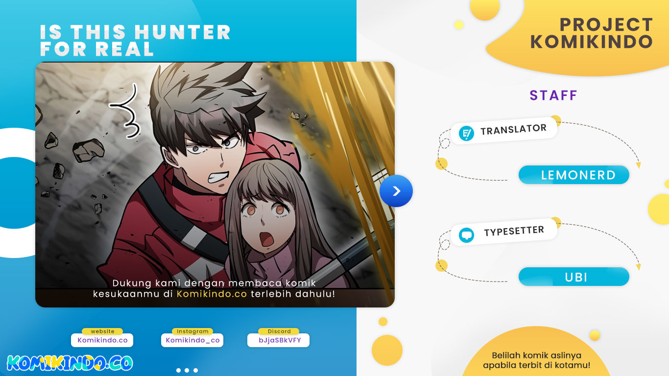 Is this Hunter for Real?! Chapter 50 Bahasa Indonesia