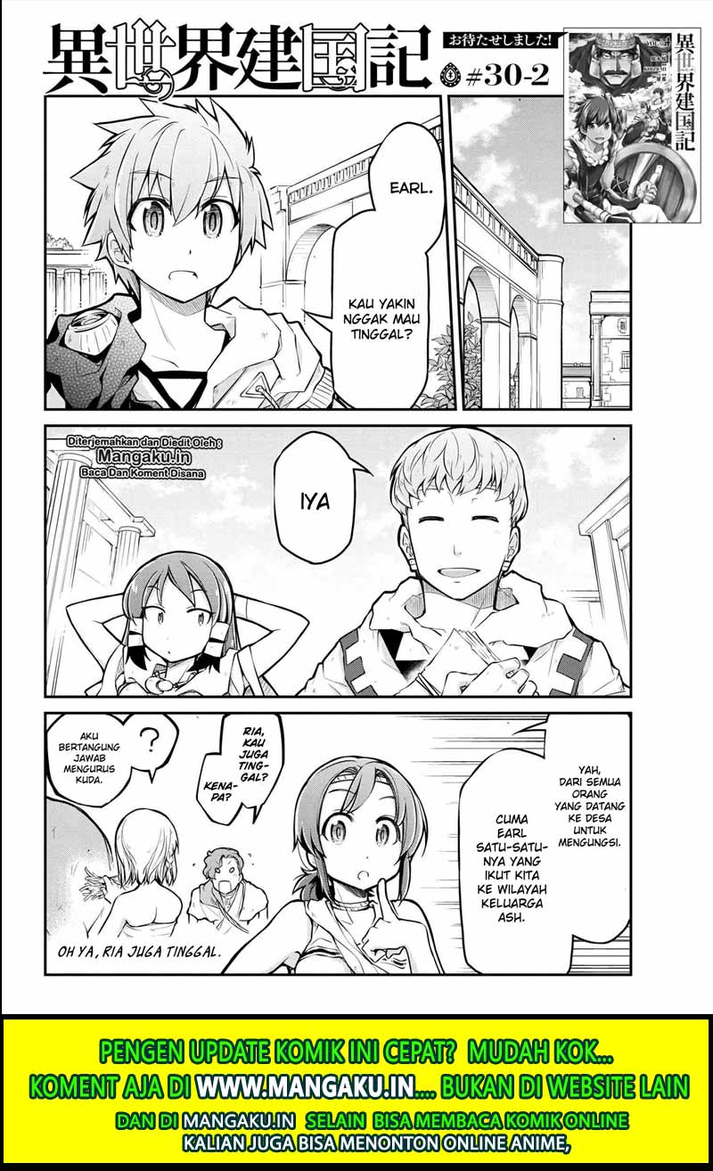 Isekai Kenkokuki Chapter 30.2 Bahasa Indonesia