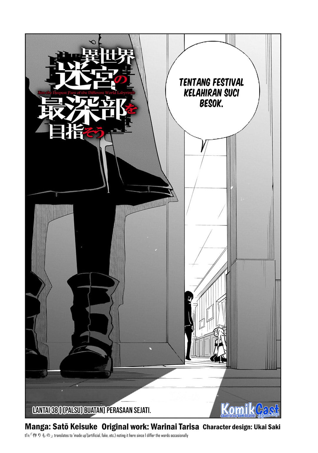 Isekai Meikyuu no Saishinbu o Mezasou Chapter 38 Bahasa Indonesia