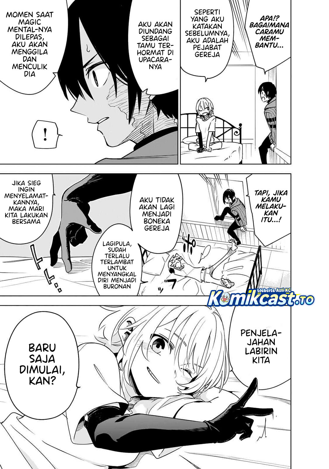 Isekai Meikyuu no Saishinbu o Mezasou Chapter 39 Bahasa Indonesia
