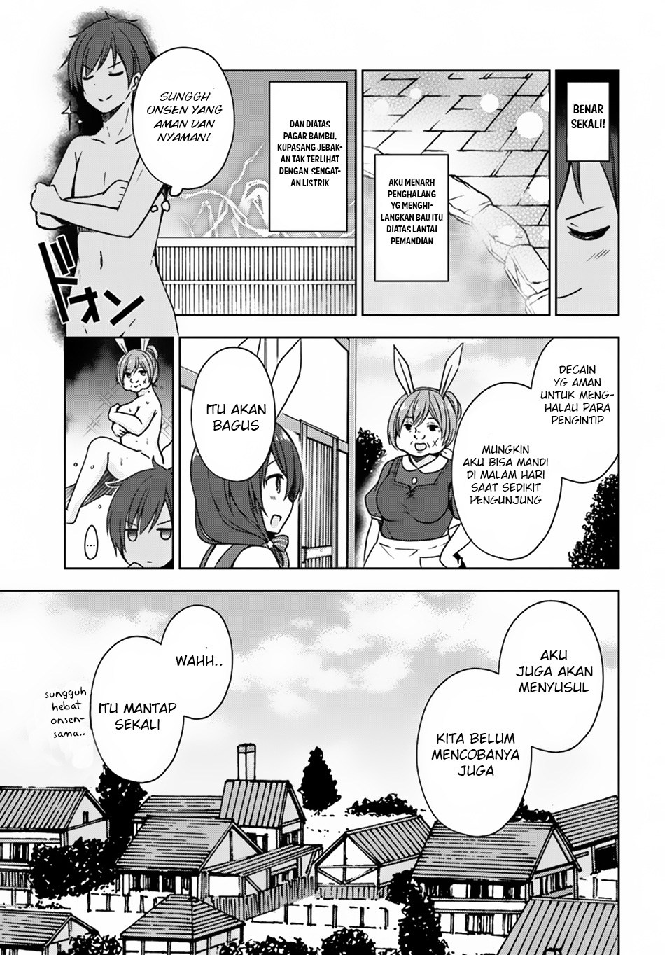 Isekai Onsen ni Tensei shita Ore no Kounou ga Tondemosugiru chapter 14