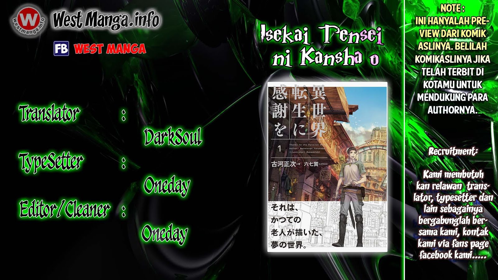 Isekai Tensei ni Kansha o Chapter 02 Bahasa Indonesia