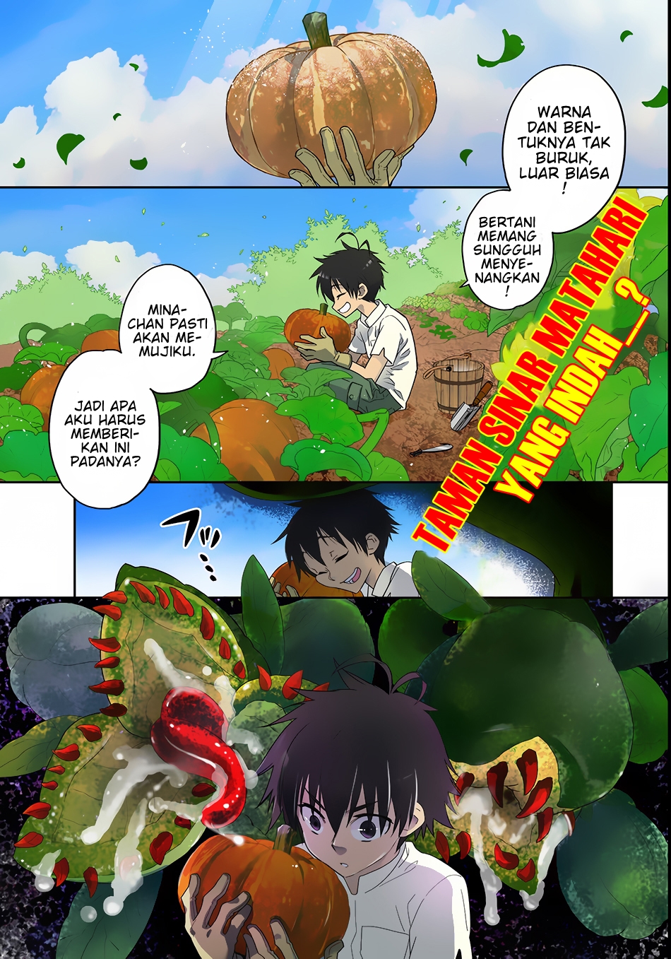 Isekai desu ga Mamono Saibai shiteimasu. Chapter 01 Bahasa Indonesia