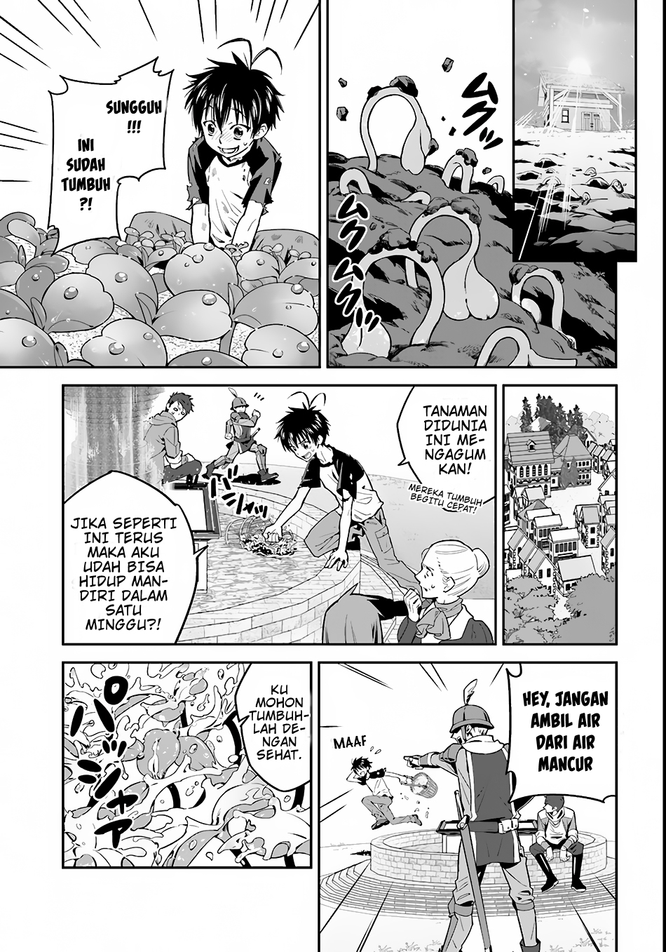 Isekai desu ga Mamono Saibai shiteimasu. Chapter 01 Bahasa Indonesia