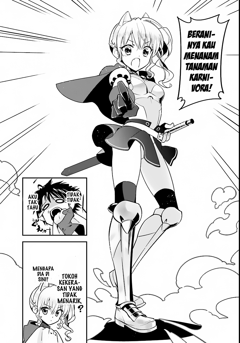Isekai desu ga Mamono Saibai shiteimasu. Chapter 01 Bahasa Indonesia