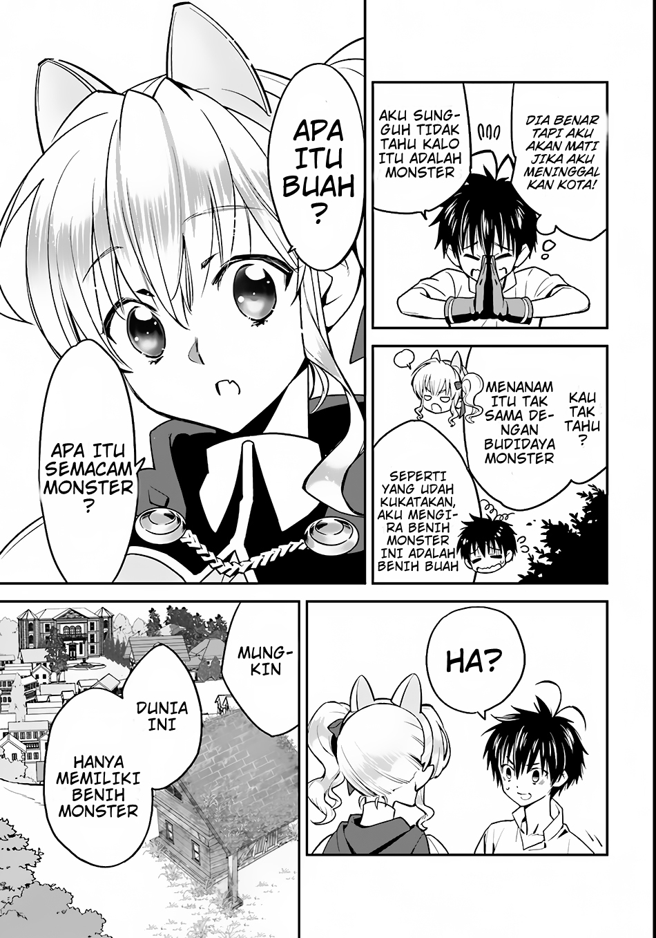 Isekai desu ga Mamono Saibai shiteimasu. Chapter 01 Bahasa Indonesia