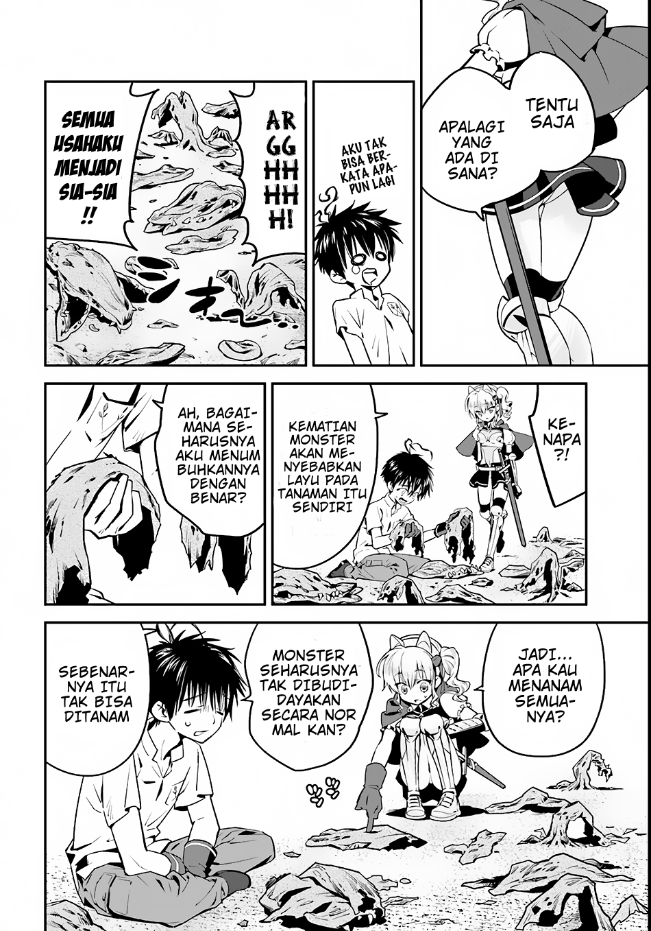 Isekai desu ga Mamono Saibai shiteimasu. Chapter 01 Bahasa Indonesia