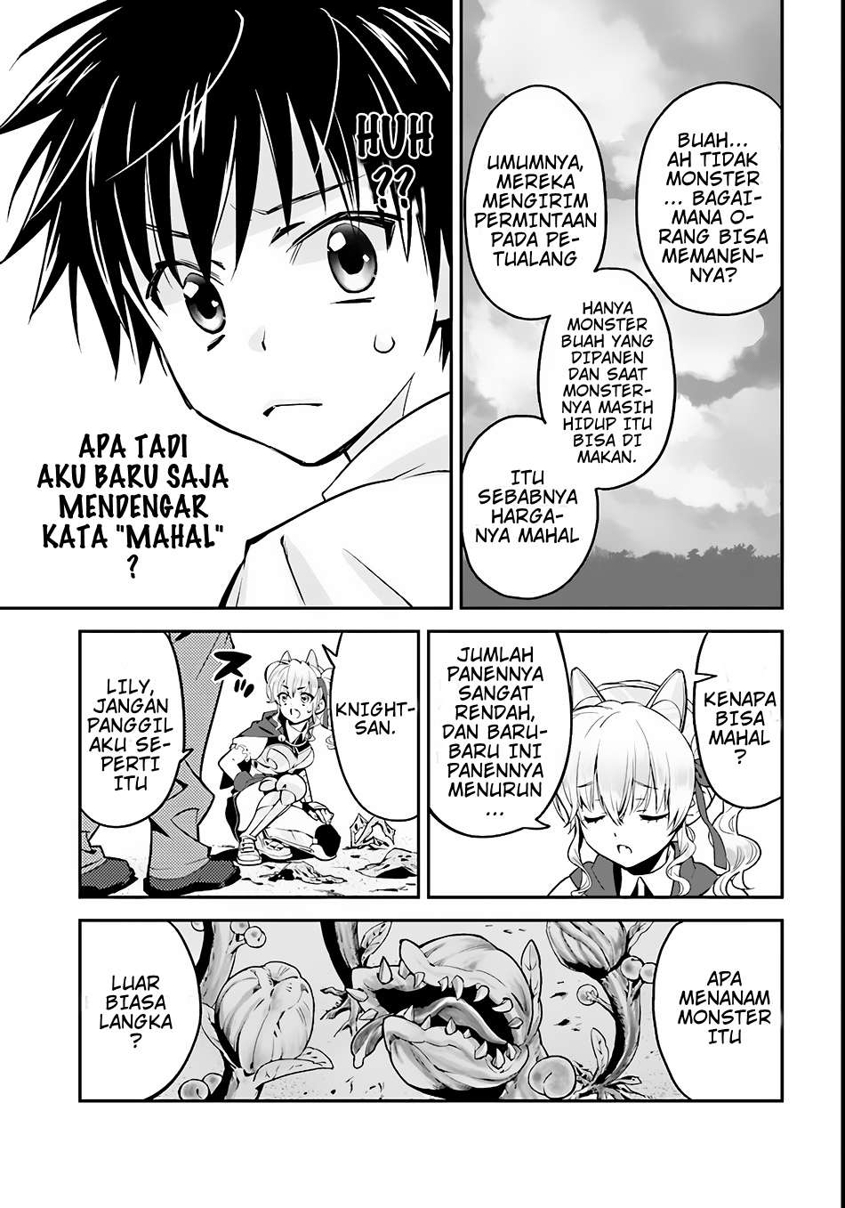 Isekai desu ga Mamono Saibai shiteimasu. Chapter 01 Bahasa Indonesia