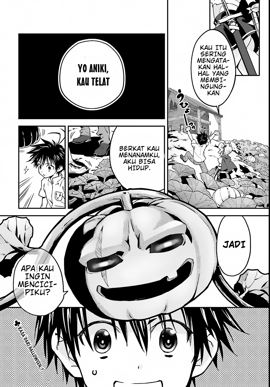 Isekai desu ga Mamono Saibai shiteimasu. Chapter 01 Bahasa Indonesia