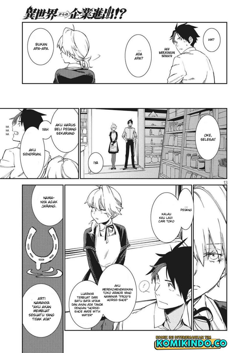 Isekai Kara no Kigyou Shinshutsu?! chapter 6