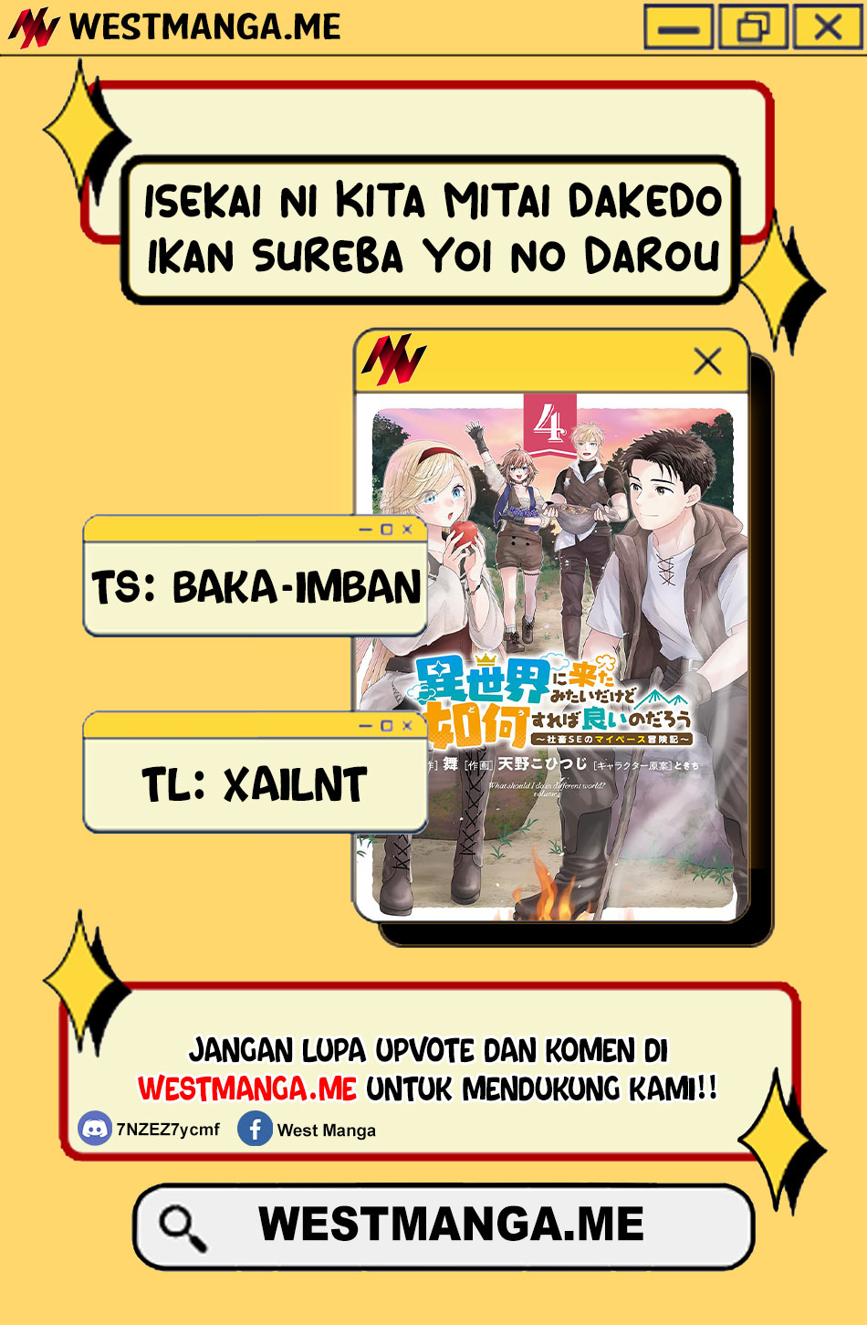 Isekai ni Kita Mitai dakedo Ikan Sureba Yoi no Darou Chapter 21 Bahasa Indonesia