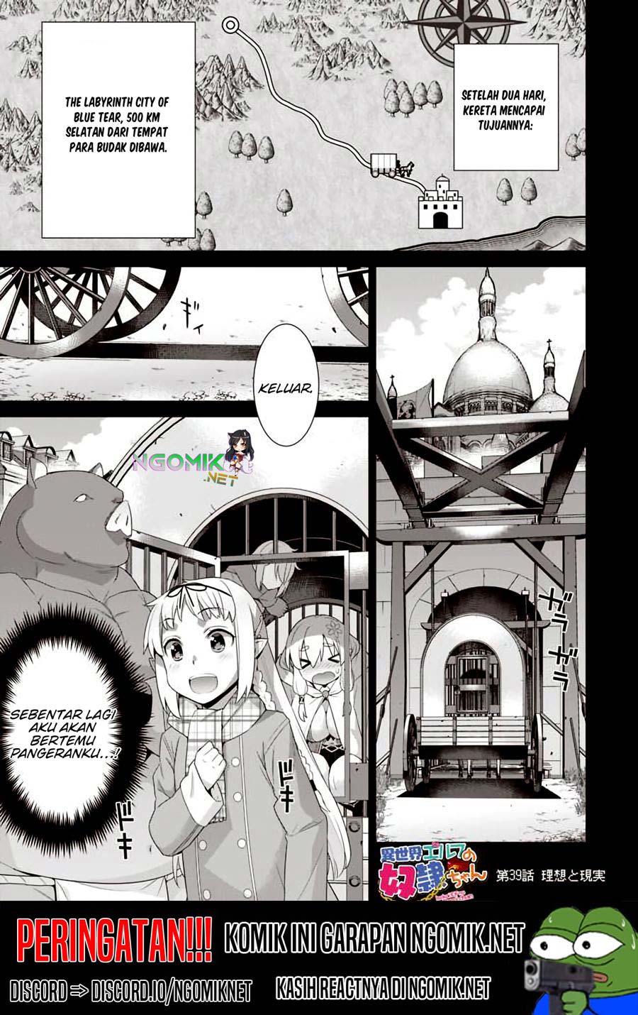 Isekai Elf no Dorei-chan Chapter 39 Bahasa Indonesia