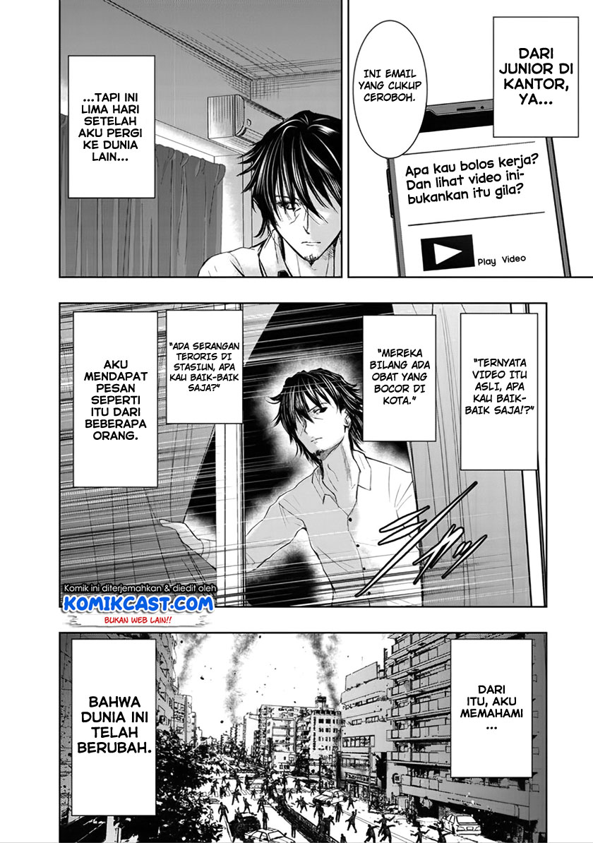Isekai Kaeri no Ossan wa Shuumatsu de Sekai de Musou Suru chapter 1