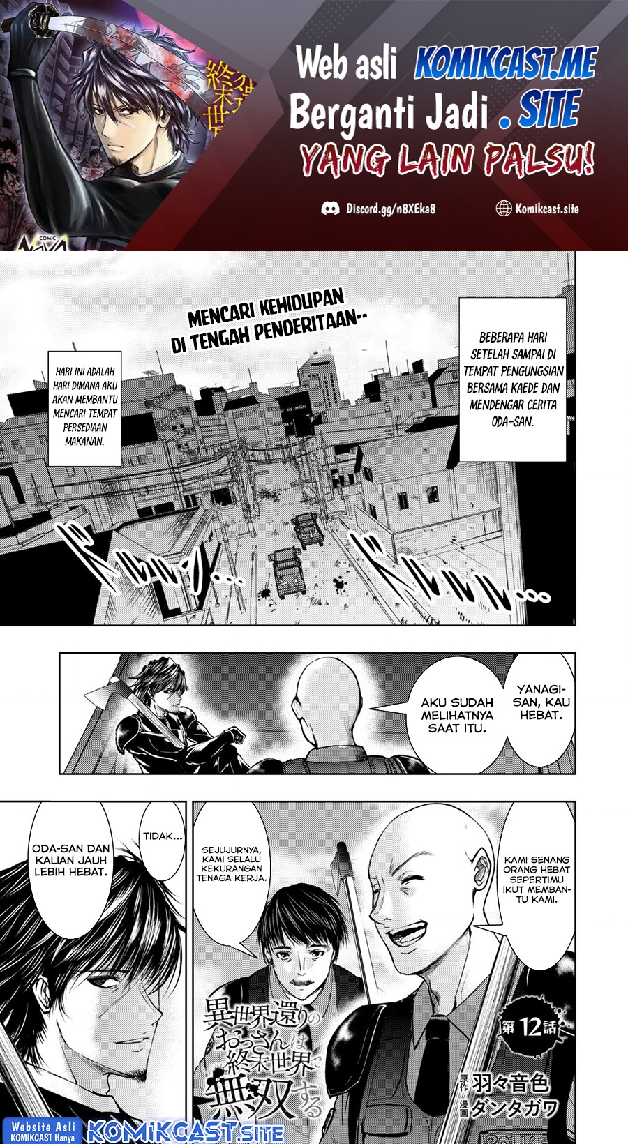 Isekai Kaeri no Ossan wa Shuumatsu de Sekai de Musou Suru chapter 12
