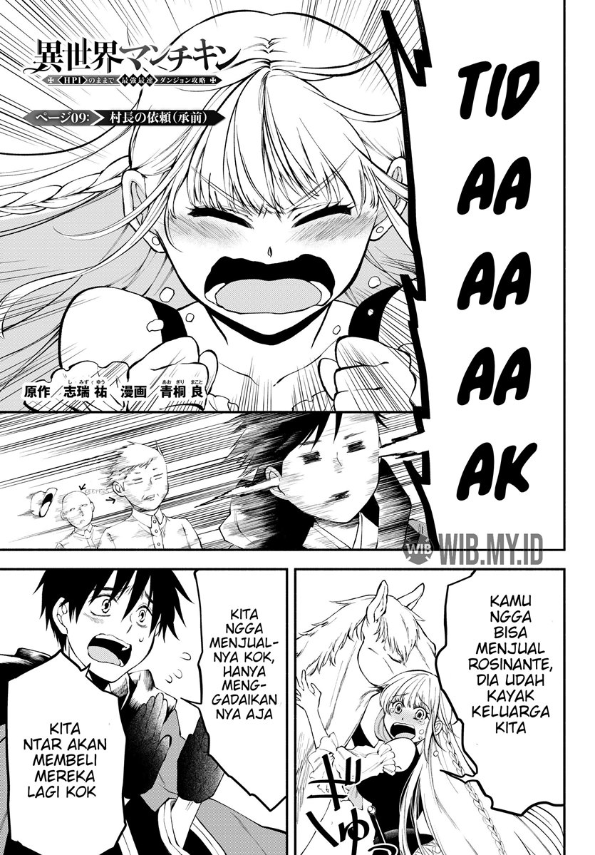 Isekai Man Chikin – HP 1 no Mama de Saikyou Saisoku Danjon Kouryaku Chapter 09 Bahasa Indonesia