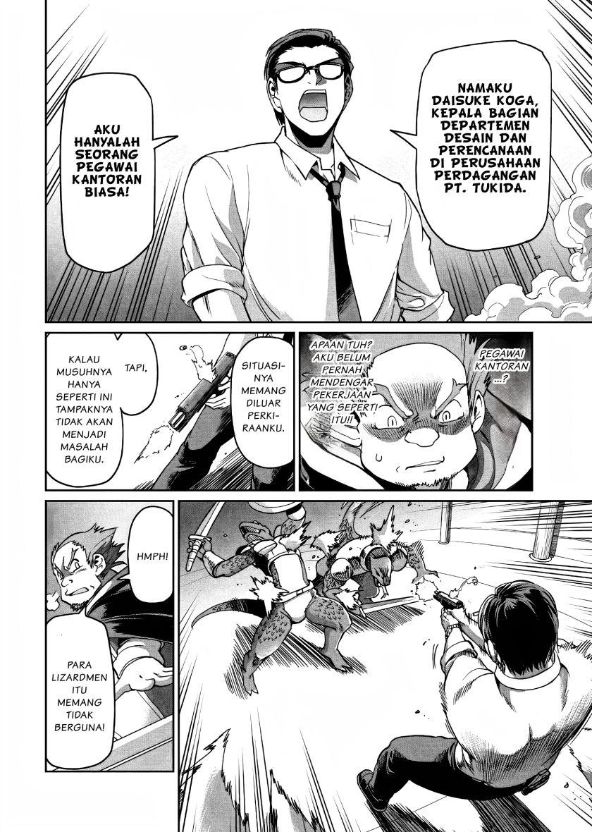 Isekai Shoukan Oji-san no Juumusou Life – Sabage Suki Salaryman wa Kaisha Owari ni Isekai e Chokki suru chapter 3