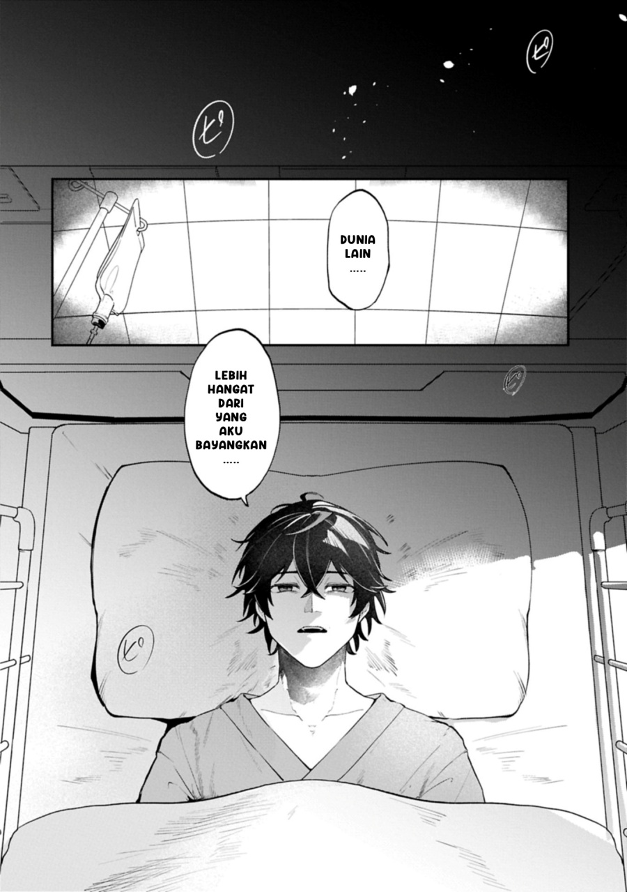 Isekai Summoner, Shinwa no Kaibutsu-tachi to Gendai de Musou suru: Uragirareta Moto Eiyuu wa, Aikasaname na Nakama to Heiwa ni Kurashitai Chapter 01 Bahasa Indonesia