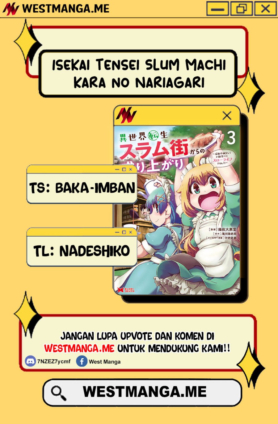 Isekai Tensei Slum Machi kara no Nariagari – Saishuya Ryou wo shite Gohan Tabete Slow Life surun da chapter 7