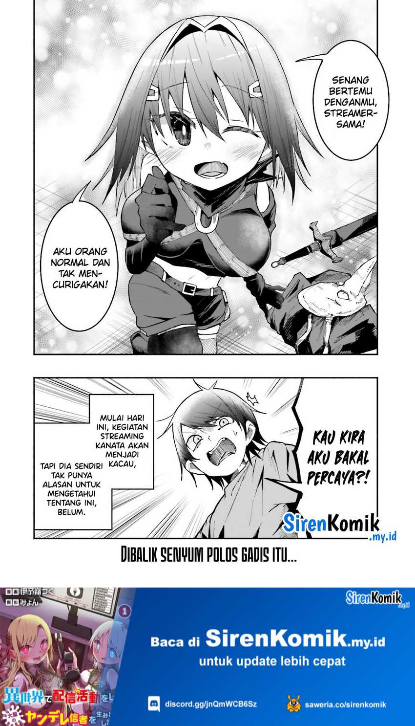Isekai de Haishin Katsudou wo Shitara Tairyou no Yandere Shinja wo Umidashite Shimatta Ken chapter 13
