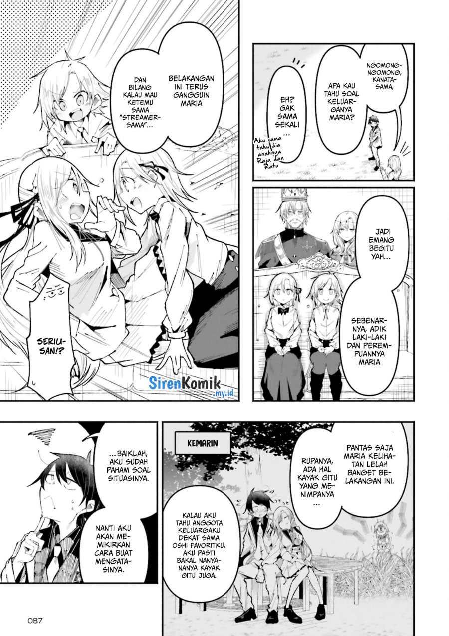 Isekai de Haishin Katsudou wo Shitara Tairyou no Yandere Shinja wo Umidashite Shimatta Ken Chapter 25 Bahasa Indonesia
