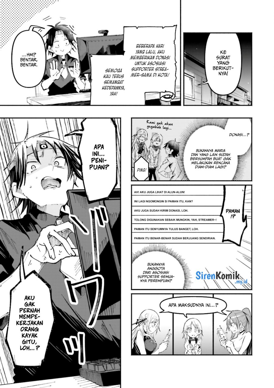 Isekai de Haishin Katsudou wo Shitara Tairyou no Yandere Shinja wo Umidashite Shimatta Ken Chapter 25 Bahasa Indonesia