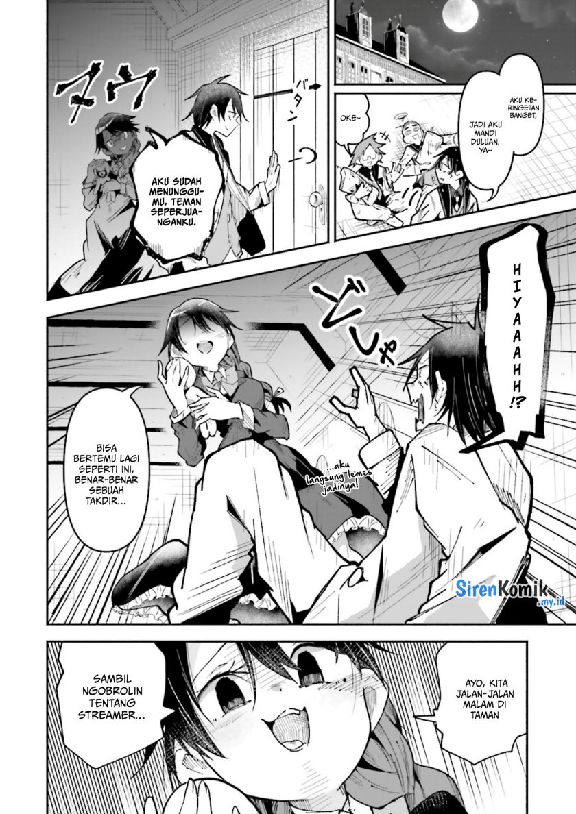Isekai de Haishin Katsudou wo Shitara Tairyou no Yandere Shinja wo Umidashite Shimatta Ken Chapter 33 Bahasa Indonesia