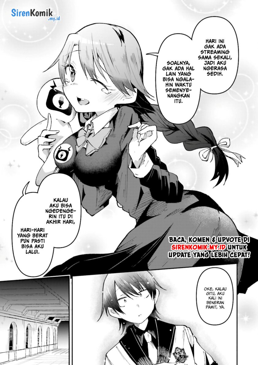 Isekai de Haishin Katsudou wo Shitara Tairyou no Yandere Shinja wo Umidashite Shimatta Ken Chapter 33 Bahasa Indonesia