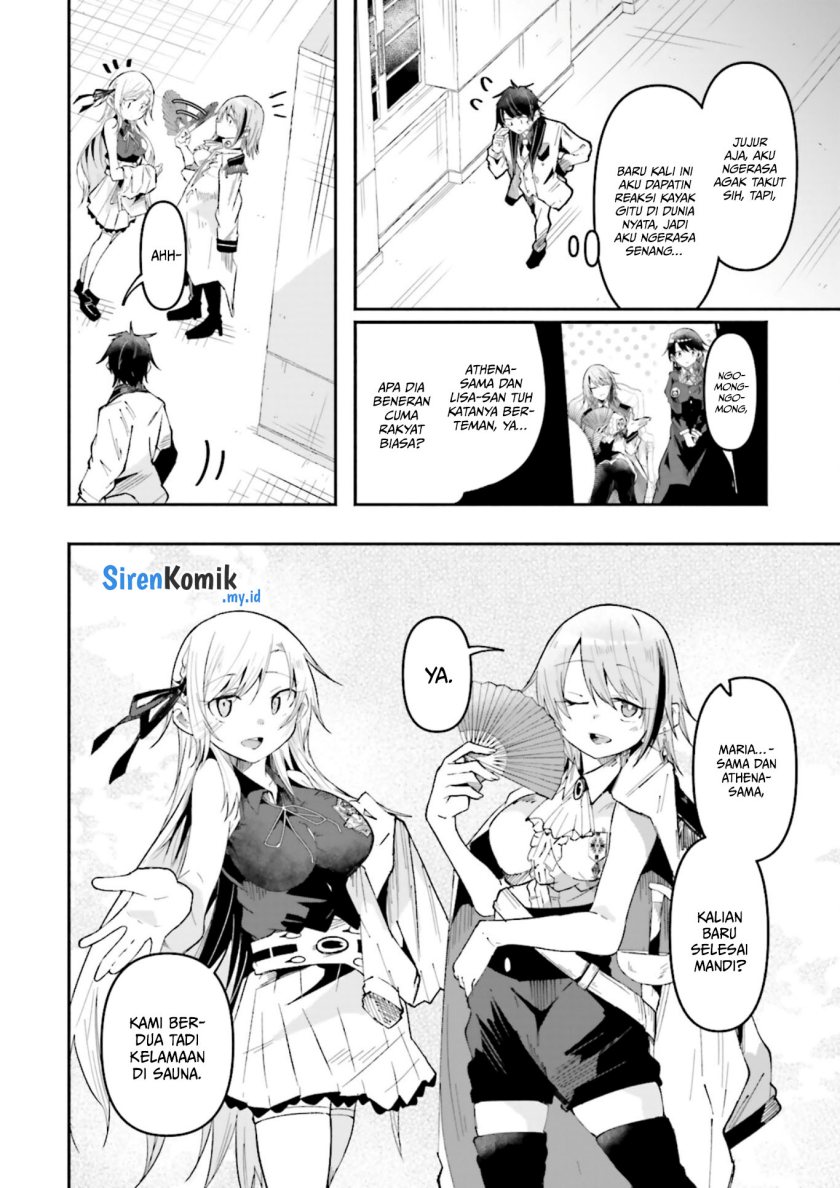 Isekai de Haishin Katsudou wo Shitara Tairyou no Yandere Shinja wo Umidashite Shimatta Ken Chapter 33 Bahasa Indonesia