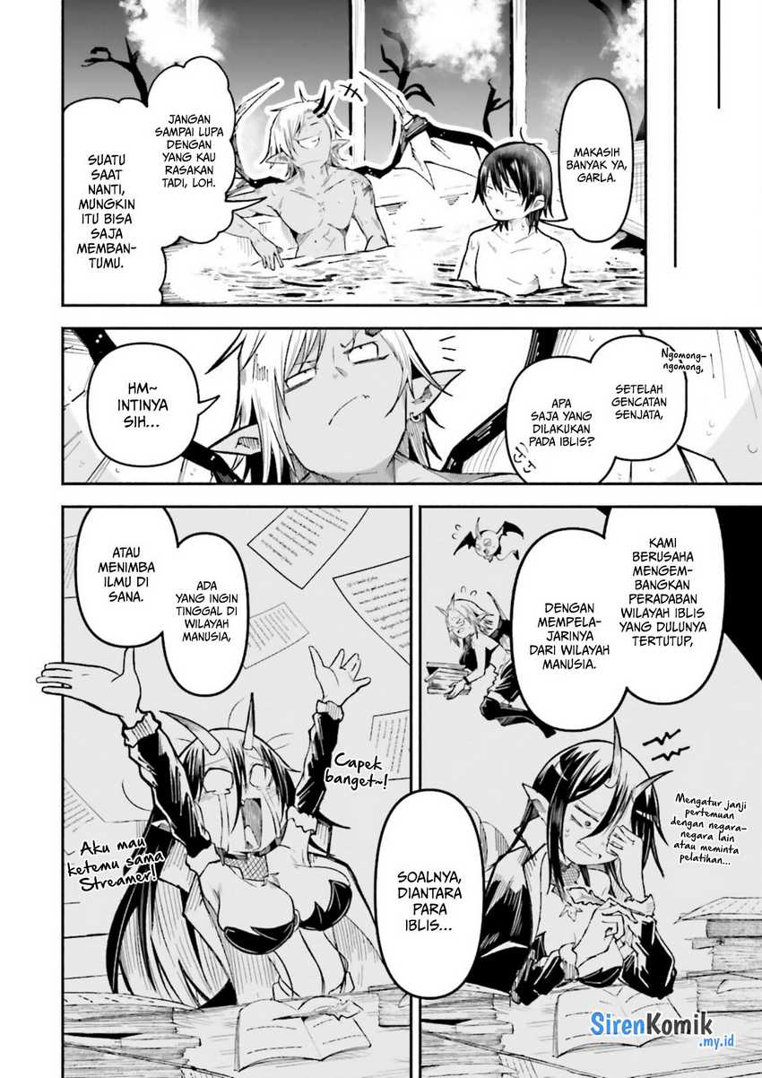 Isekai de Haishin Katsudou wo Shitara Tairyou no Yandere Shinja wo Umidashite Shimatta Ken Chapter 43 Bahasa Indonesia