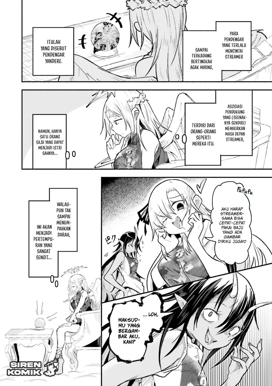 Isekai de Haishin Katsudou wo Shitara Tairyou no Yandere Shinja wo Umidashite Shimatta Ken Chapter 48 Bahasa Indonesia