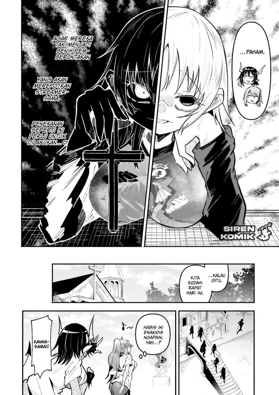 Isekai de Haishin Katsudou wo Shitara Tairyou no Yandere Shinja wo Umidashite Shimatta Ken Chapter 48 Bahasa Indonesia