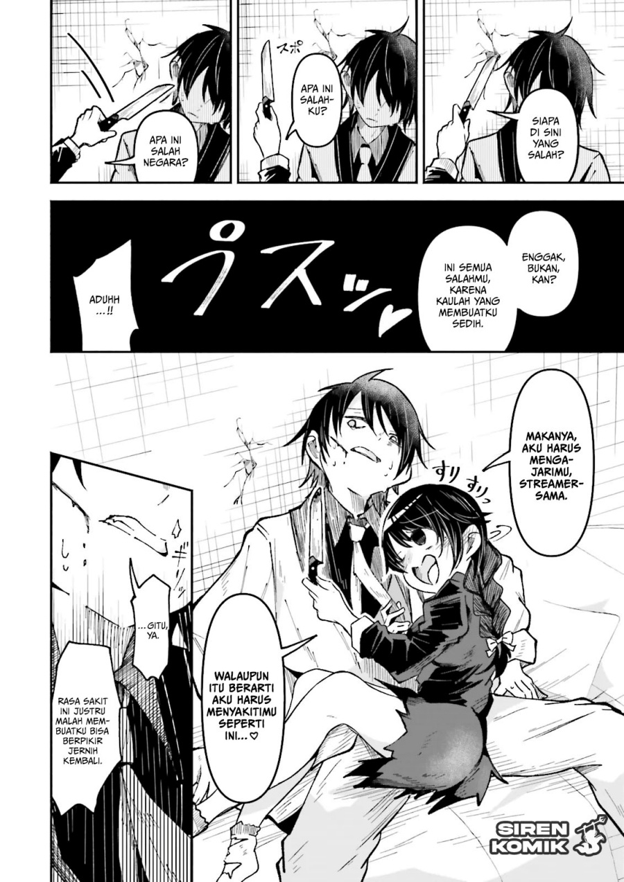 Isekai de Haishin Katsudou wo Shitara Tairyou no Yandere Shinja wo Umidashite Shimatta Ken Chapter 48 Bahasa Indonesia